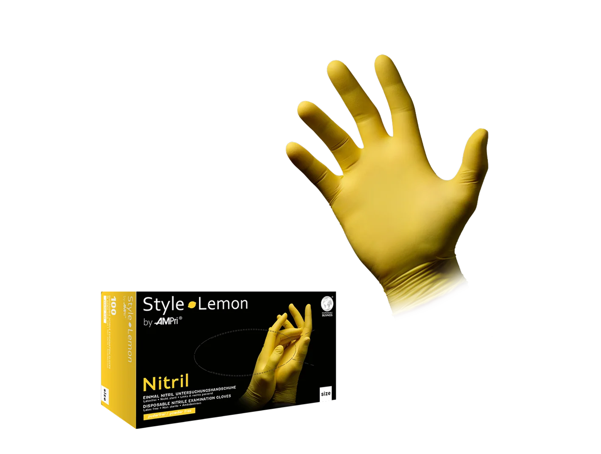 style-lemon-nitril-einweghandschuhe-gelb-100-st-ck image 1