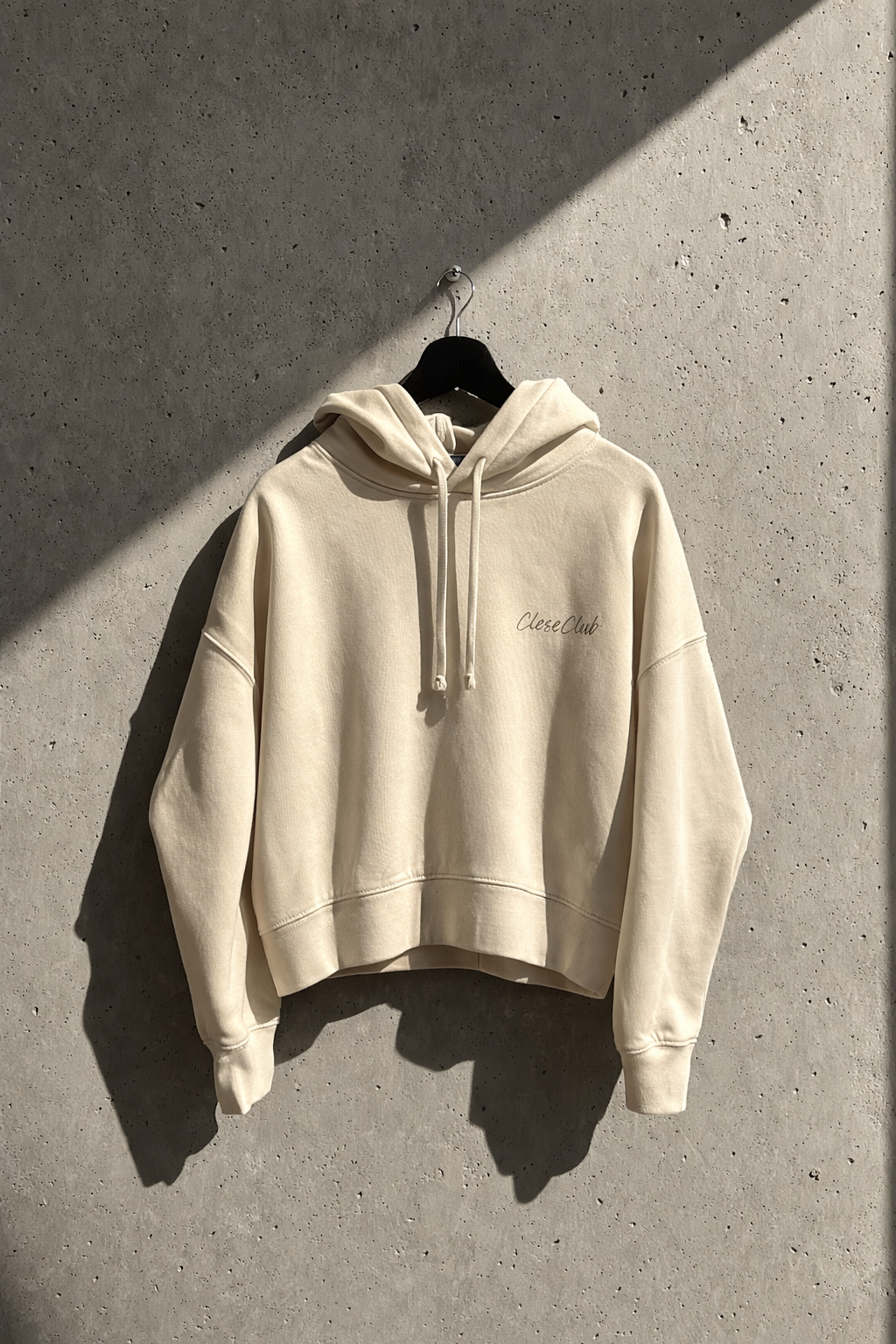 cleseclub-cropped-hoodie-damen-bio-baumwolle-boxy image 1
