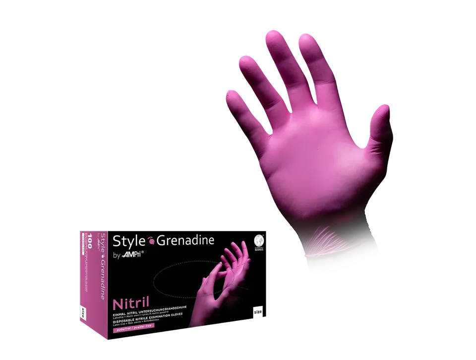 unigloves-style-grenadine-nitrilhandschuhe-100-st-ck-puderfrei image 1