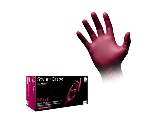 style-grape-einmalhandschuhe-puderfrei-100-st-ck-lila image 1