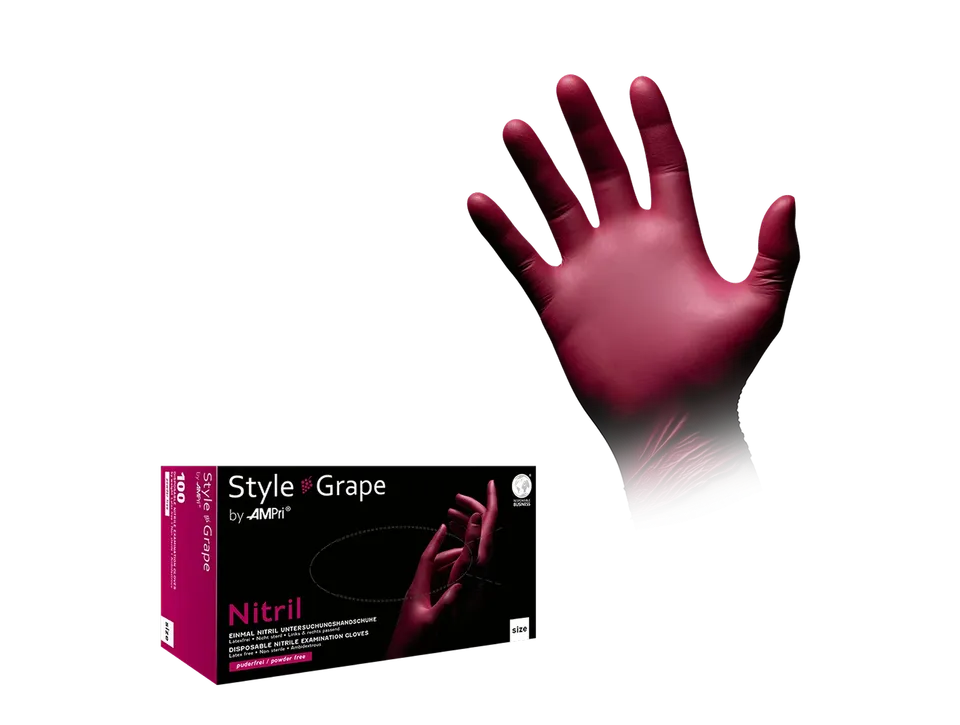 style-grape-einmalhandschuhe-puderfrei-100-st-ck-lila image 1