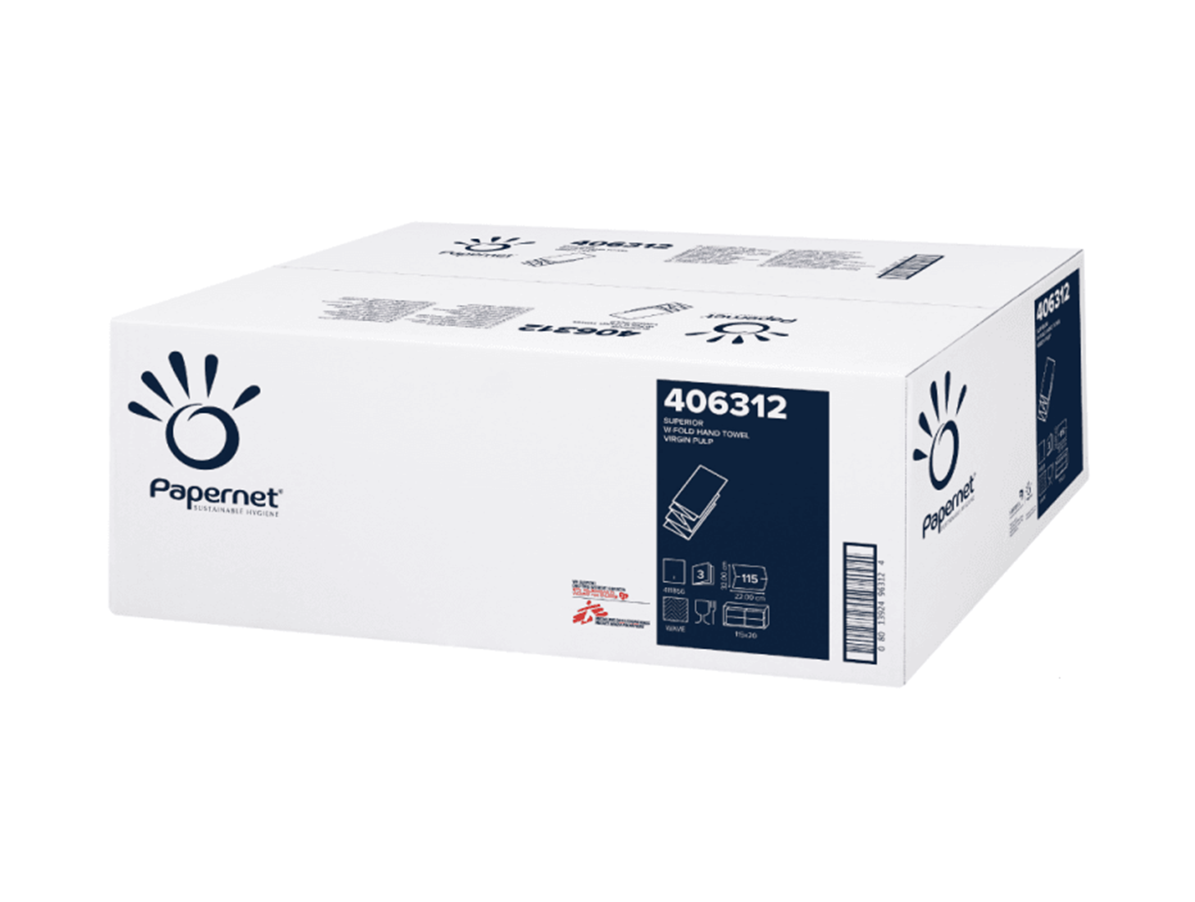 papernet-w-falz-handtuchpapier-3-lagig-zellstoff image 1