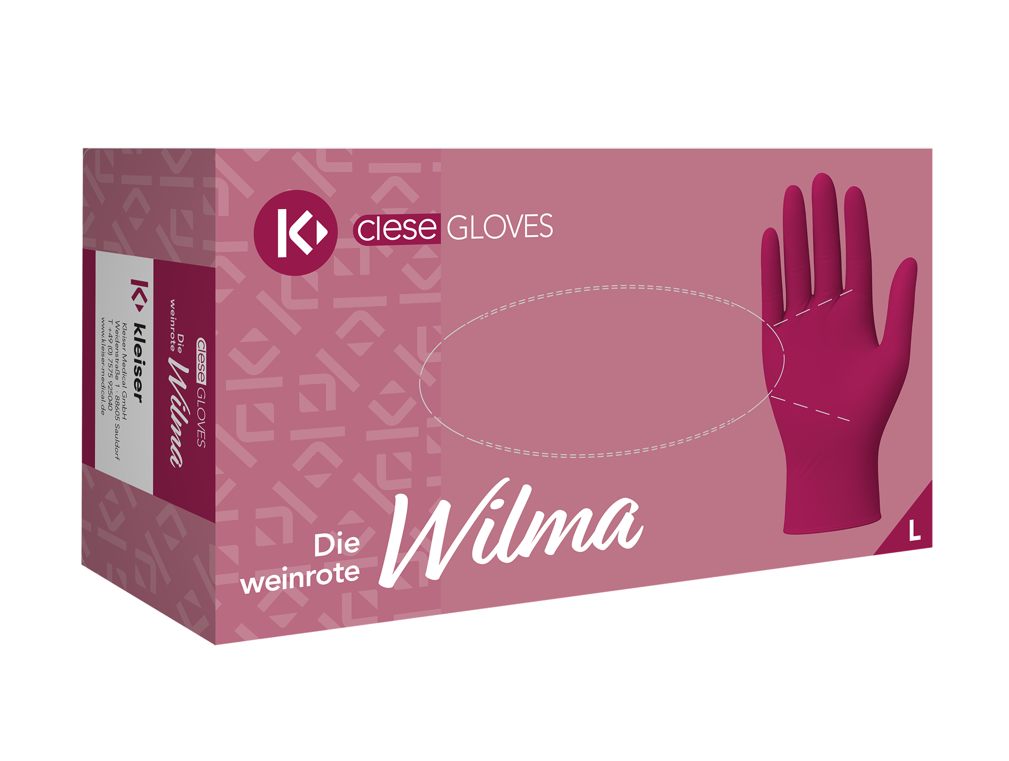 clesegloves-wilma-weinrote-einweghandschuhe image 1