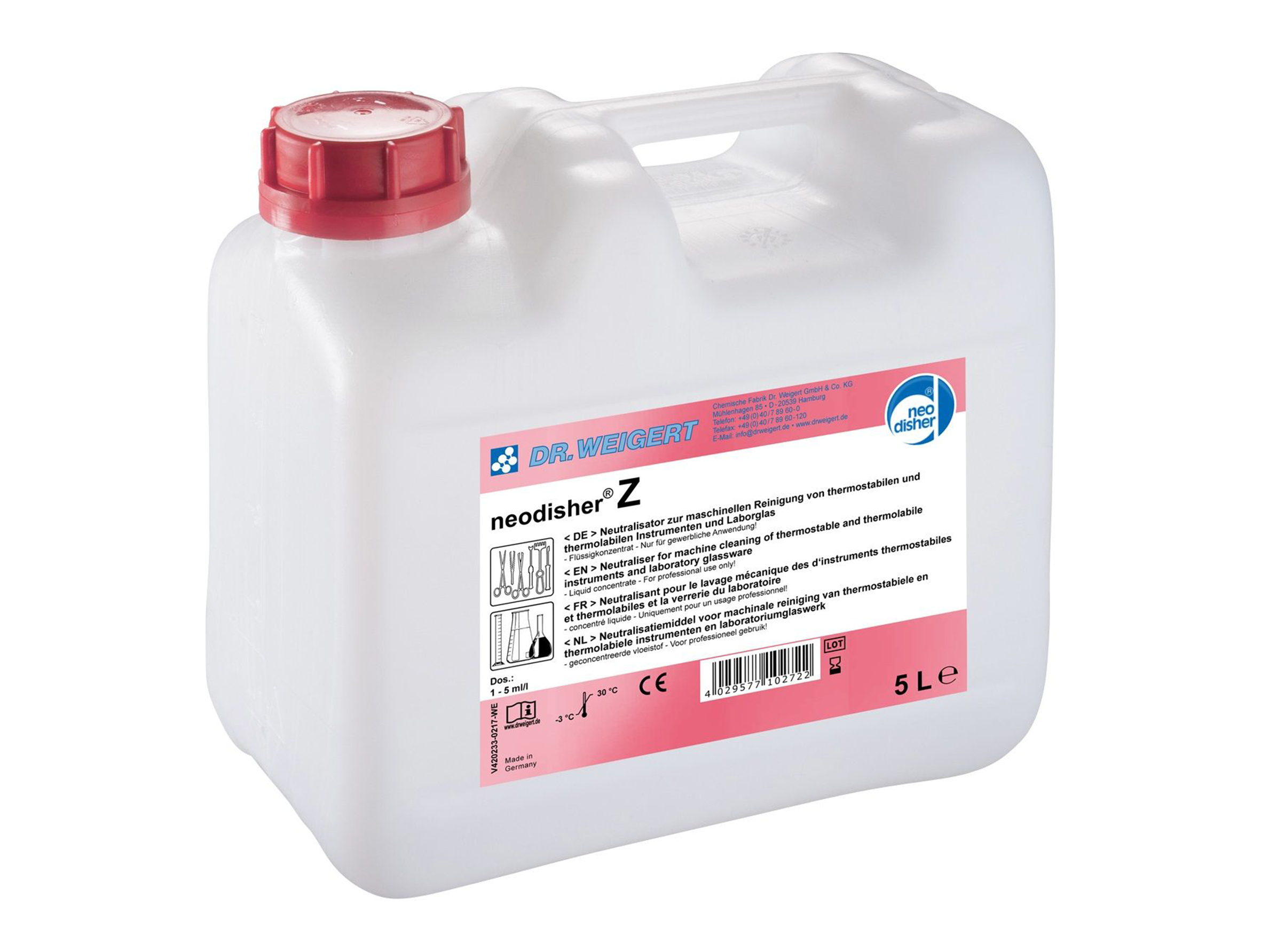 neodisher-z-neutralisationsmittel-fl-ssigkonzentrat-5-liter image 1