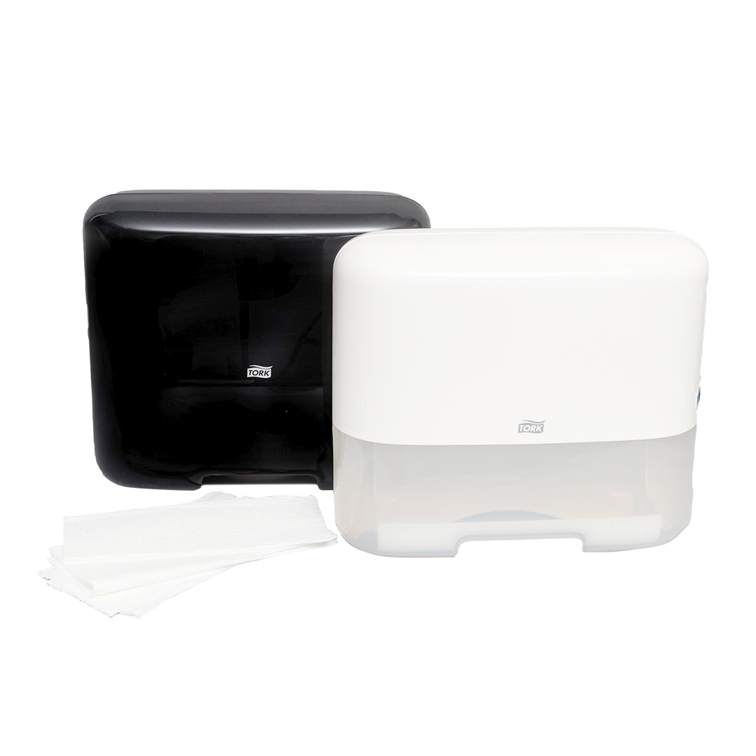 tork-h3-handtuchspender-mini-wei-schwarz-elevation image 1