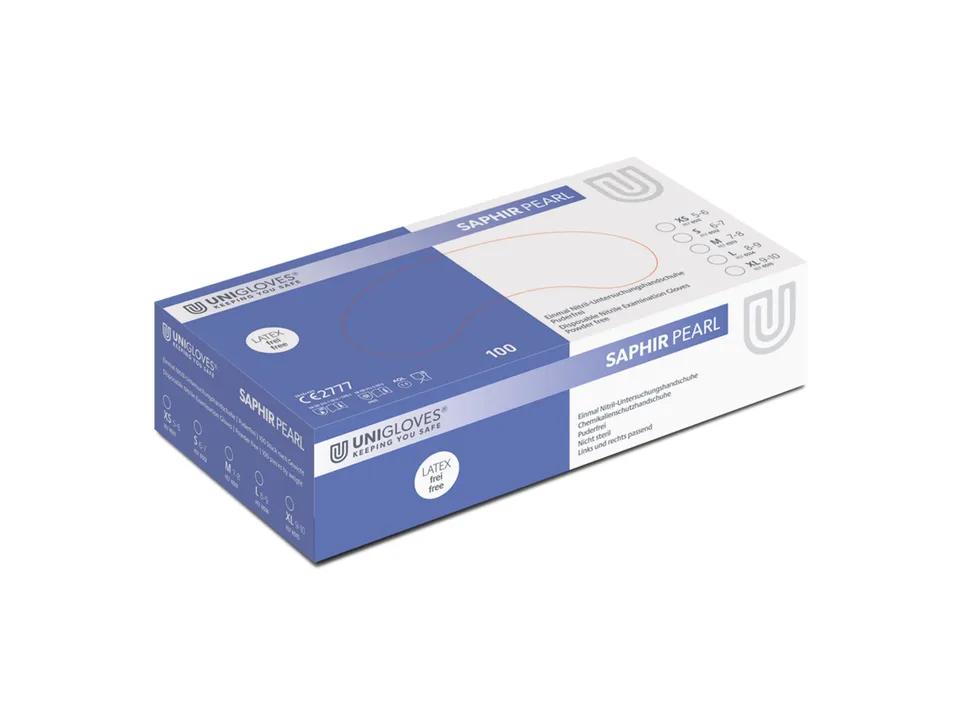 unigloves-saphir-pearl-handschuhe-100-st-ck-box image 1