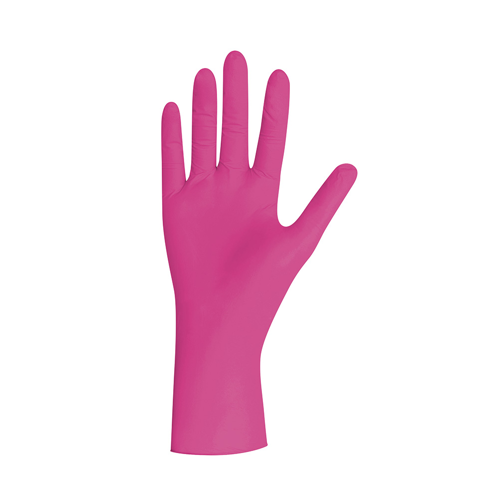 unigloves-pearl-nitrilhandschuhe-100-st-magenta-puderfrei image 2