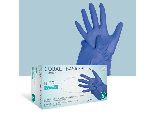 cobalt-basic-plus-nitril-einweghandschuhe-blau-flexibel image 1