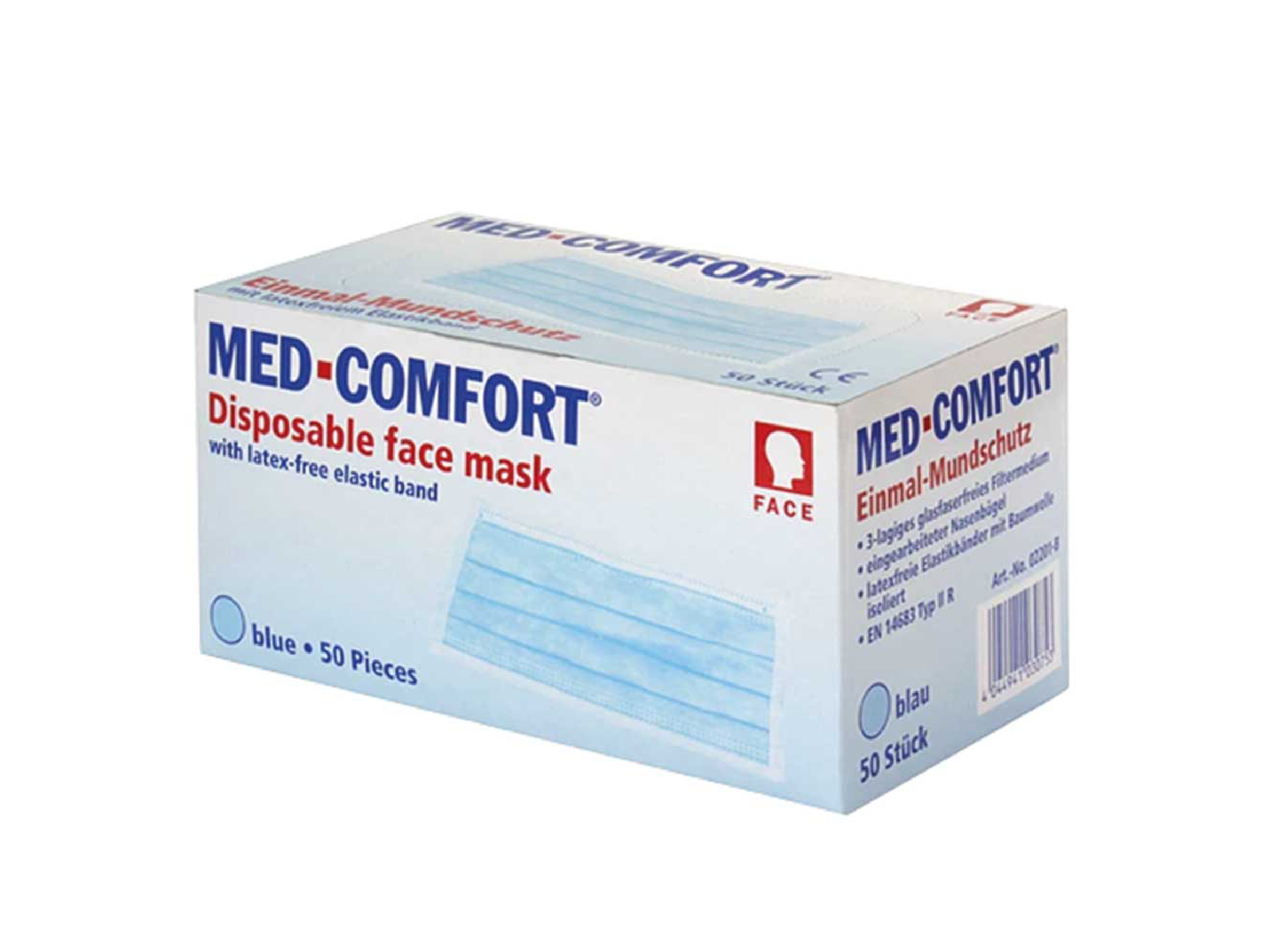 med-comfort-mundschutz-typ-iir-mit-gummizug-maske image 1