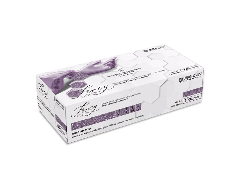 unigloves-fancy-violet-nitrilhandschuhe-100-st-puderfrei image 1