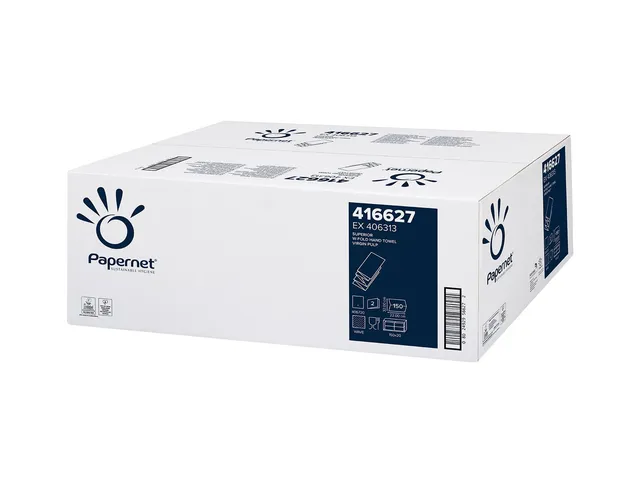 papernet-w-falz-2-lagig-handtuchpapier-zellstoff-wei image 1