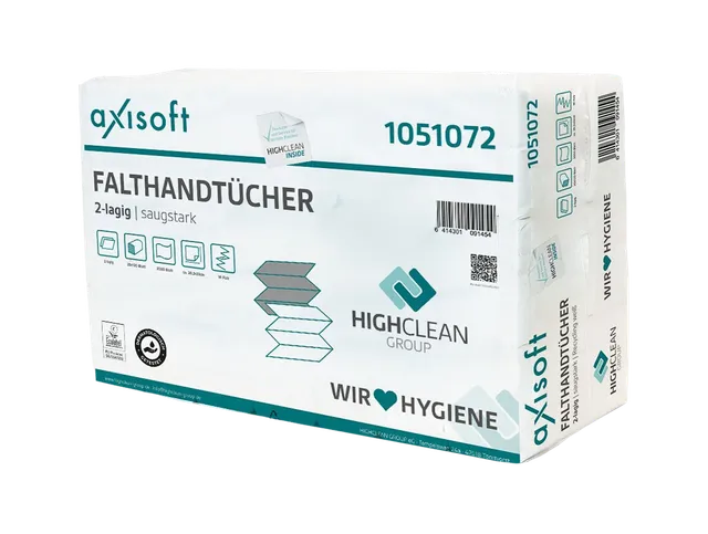 axisoft-handtuchpapier-w-falz-2-lagig-praxis image 1