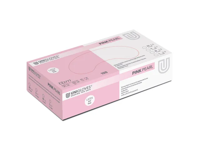unigloves-pink-pearl-einmalhandschuhe-100-st-ck-rosa image 1