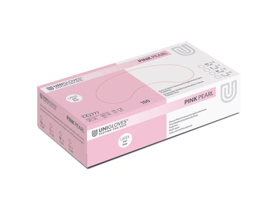 unigloves-pink-pearl-einmalhandschuhe-100-st-ck-rosa image 1