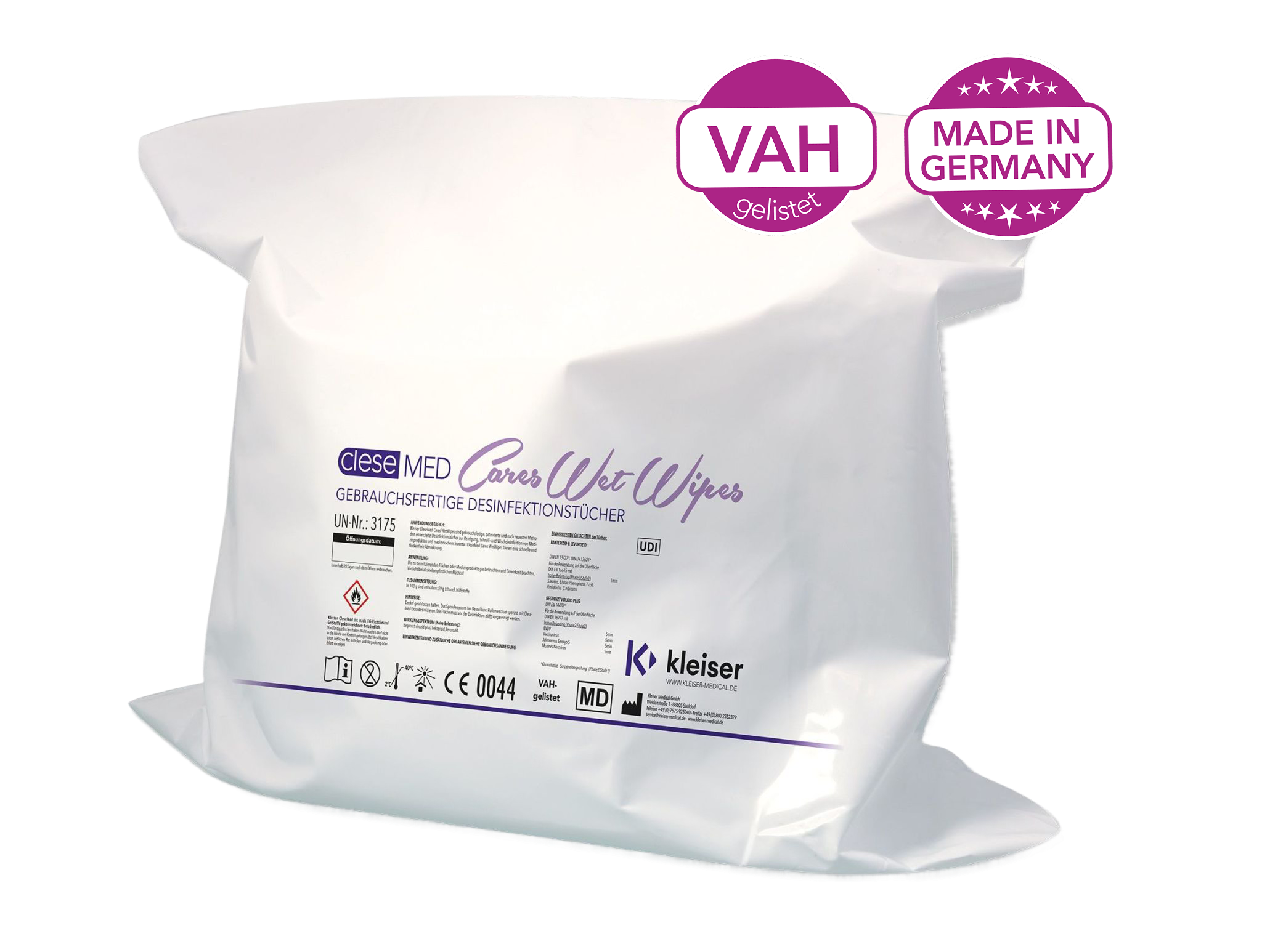 clesemed-cares-wetwipes-desinfektionst-cher-200-blatt-fl-chen image 1