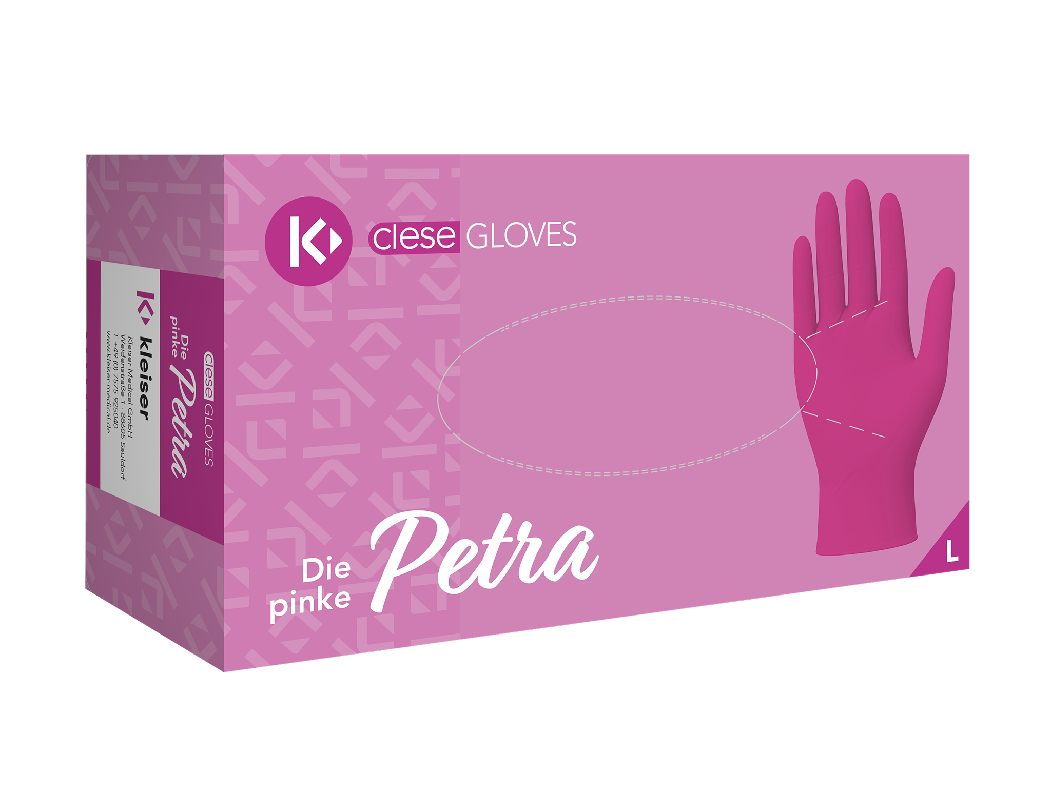 clesegloves-petra-pinke-einmalhandschuhe-untersuchungshandschuhe image 1