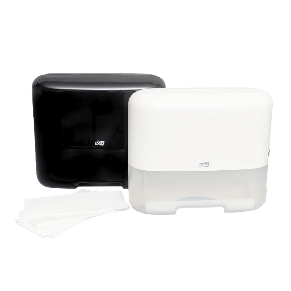 tork-h3-handtuchspender-mini-wei-schwarz-elevation image 1