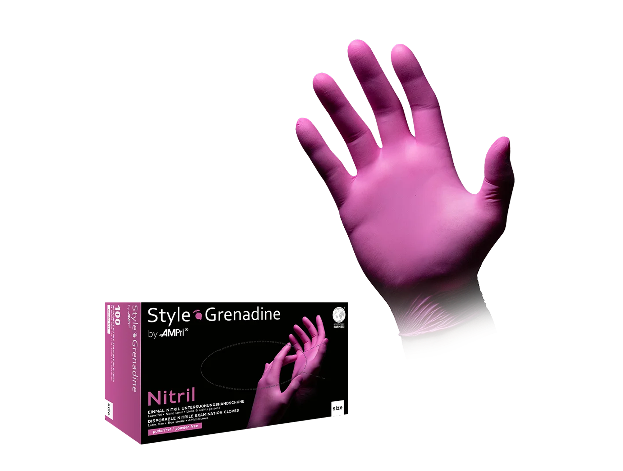 unigloves-style-grenadine-nitrilhandschuhe-100-st-ck-puderfrei image 1