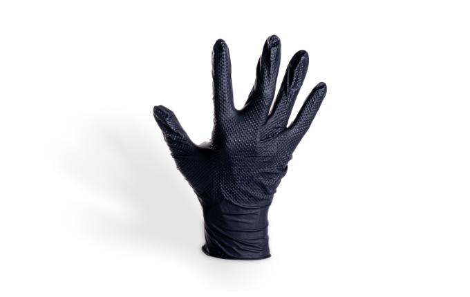 profi-nitrilhandschuhe-grip-schwarz-50-st-ck-puderfrei image 2