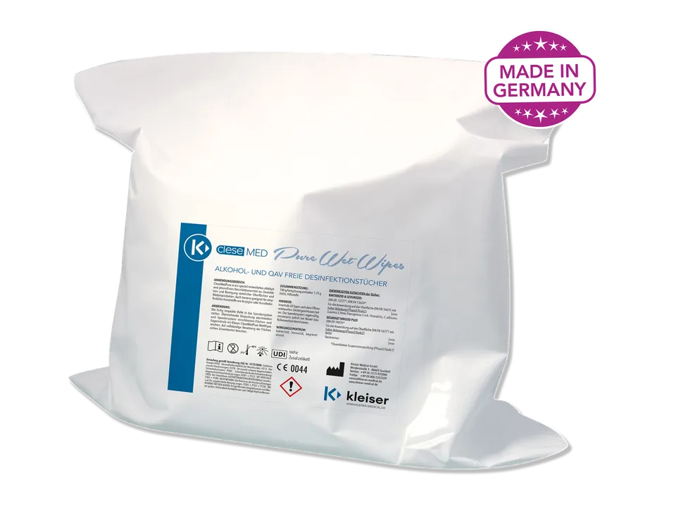 clesemed-pure-wetwipes-alkoholfrei-fl-chendesinfektionst-cher-140-blatt image 1